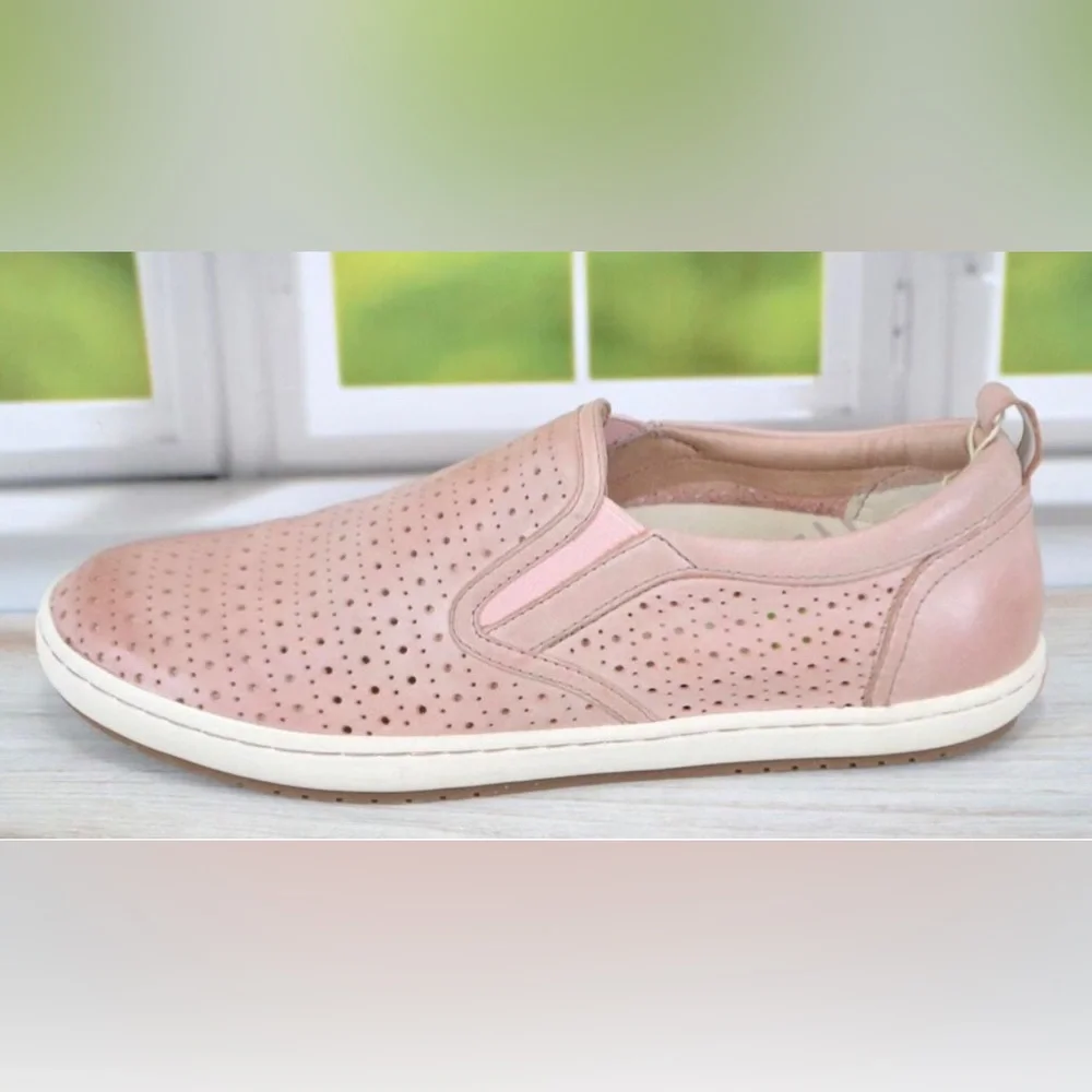 Taos COURT Perforated leather Comfort Sneakers Shoes Size 9.5 PINK - Picture 12 of 12